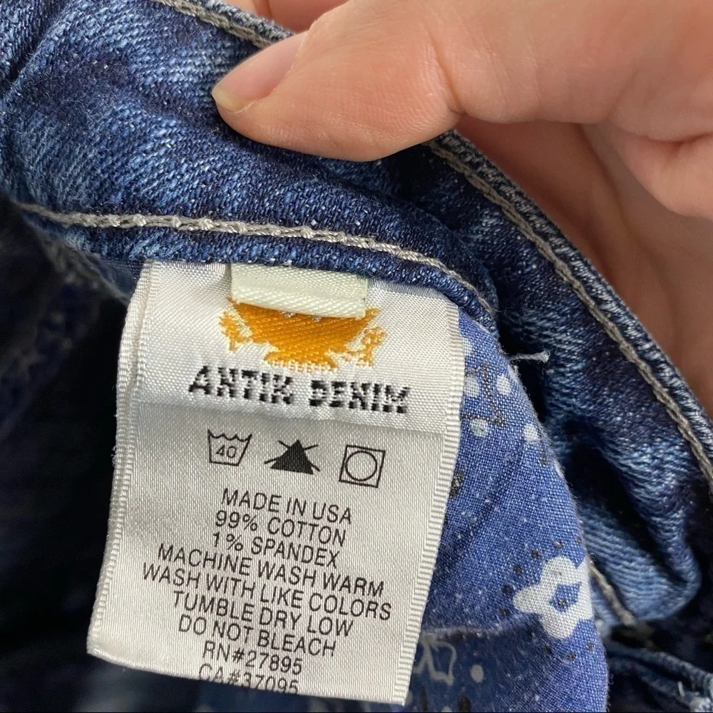 Antik Denim Jeans Sz 28 Made in USA Bootcut Women’s